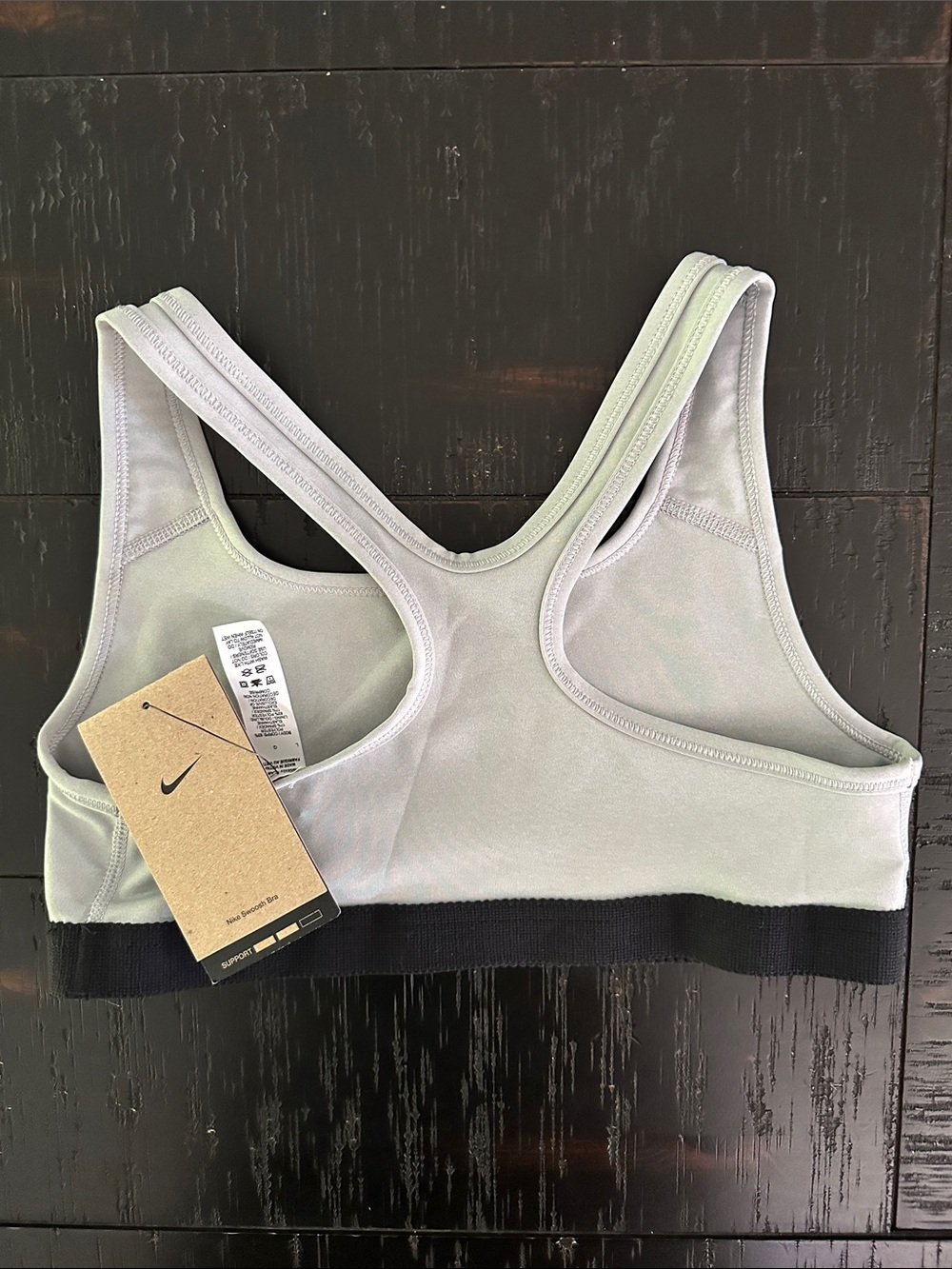 NWT Nike Swoosh Sports Bra - Size L - Picture 2 of 6